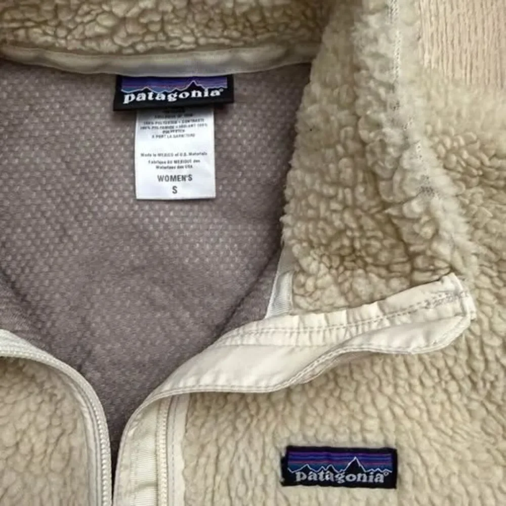 Patagonia Women's Classic Retro-X Fleece Jacket Cream Size Small